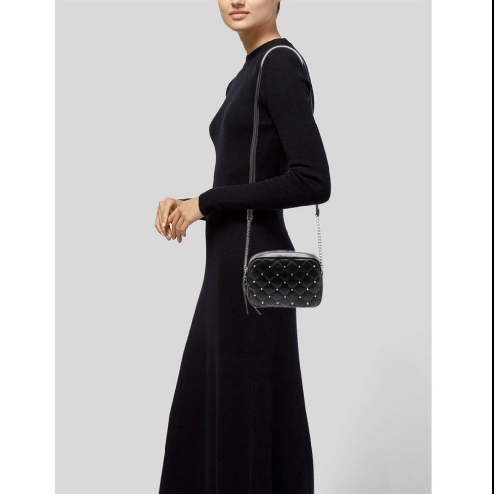 Rebecca Minkoff Black Studded Crossbody Bag Leather NWT